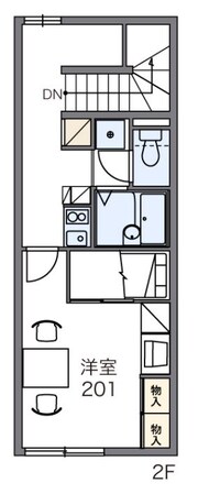 レオパレスブルーコーポの物件間取画像